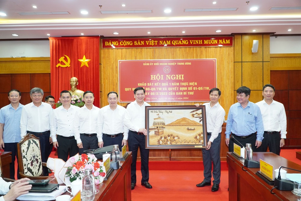 Đảng uỷ khối Doanh nghiệp Trung ương làm việc tại Tây Ninh 